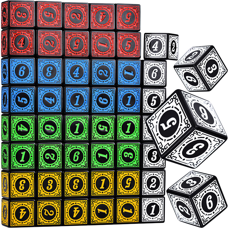 Board Game Pandemic - 10 sztuk/zestaw zestaw kości akrylowych D6