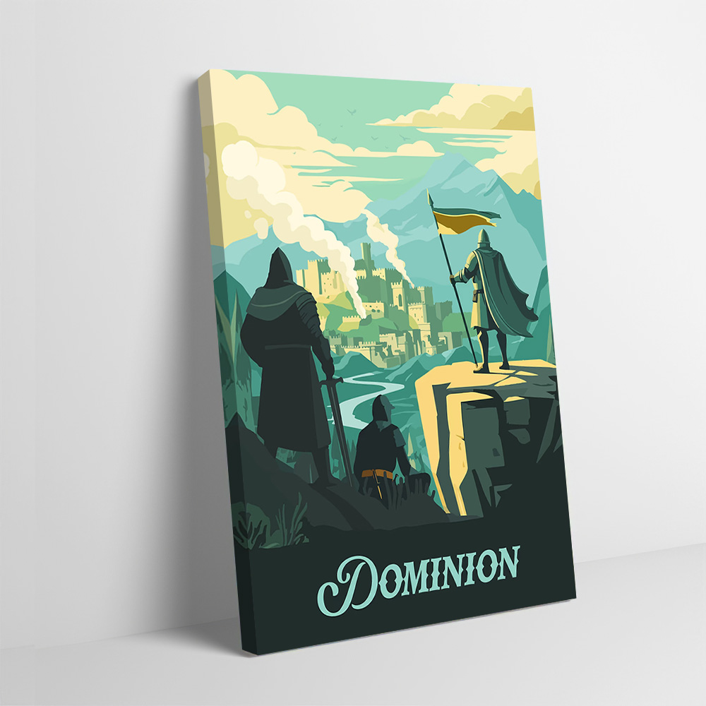 Board Game Inspiration - Plakat inspirowany grą Dominion, personalizowany drukowany