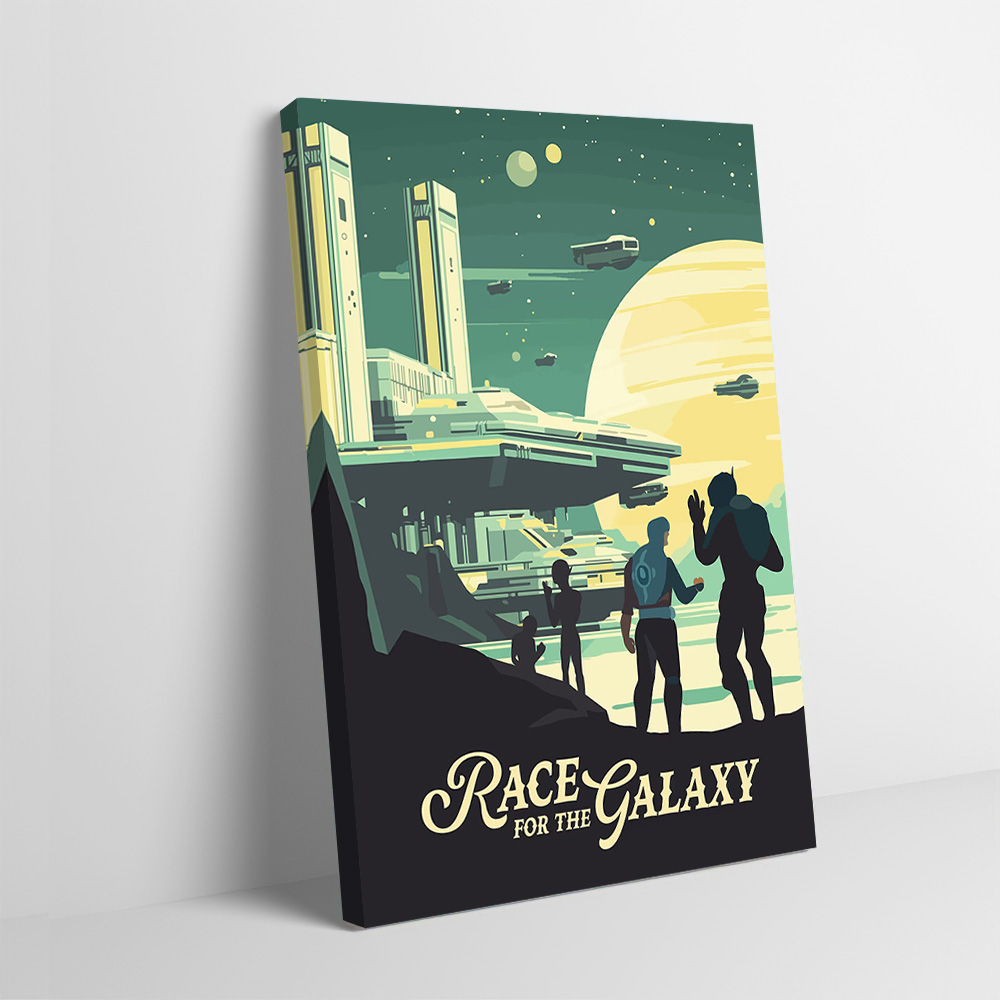 Board Game Inspiration - Plakat inspirowany grą planszową Race for