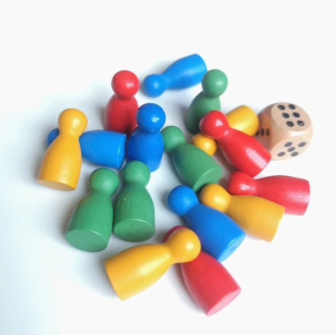 100 szt. Kolorowych Drewnianyc – Board Game Economy recenzja i cena
