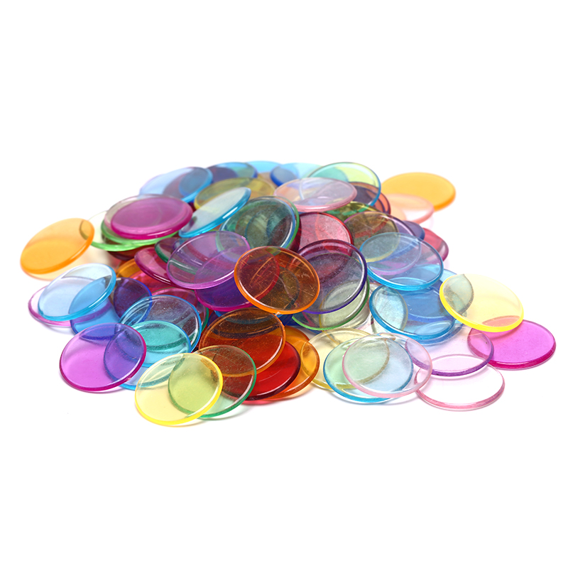 100 szt. Białe plastikowe żeto – Board Game Economy recenzja i cena