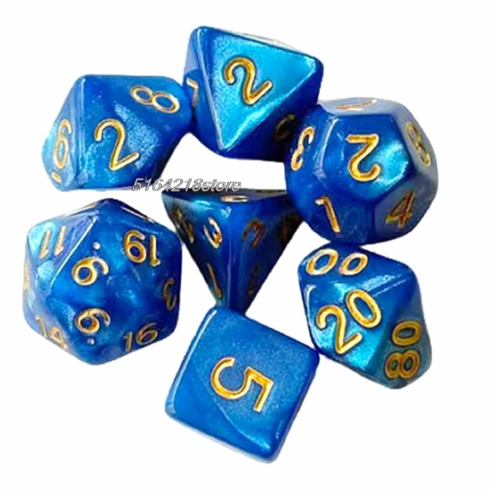 Zestaw 7 kostek do gier plansz – Board Game Economy recenzja i cena